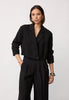 AcileCC Crop Blazer - Black