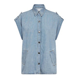 SharonCC Denim Vest - Fade Denim