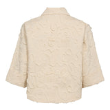 EltonCC Flower Blazer - Bone