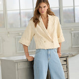 SharonCC Bermuda - Fade Denim