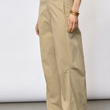 CottonCC Crisp Barrel Pant - Mushroom