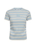 GrannyCC Gathering Stripe Tee - offWhite/Paleblue