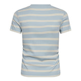 GrannyCC Gathering Stripe Tee - offWhite/Paleblue