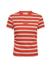 GrannyCC Gathering Stripe Tee - Offwhite Flame