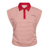 NormaCC Stripe Polo Top - Flame