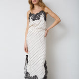 AmeliCC Dot Lace Skirt - Off white