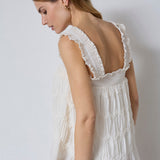 JerryCC Smock Strap Top - Off white