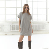 LanceCC Sweat Dress - Grey Melange