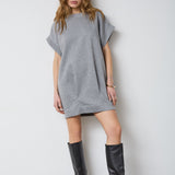 LanceCC Sweat Dress - Grey Melange