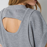 LanceCC Sweat Dress - Grey Melange