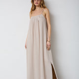 EvaCC Strap Dress - Walnut