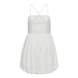 SunriseCC Balloon Strap Dress - White