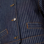 SiggaCC Stripe Jacket - Denim Blue - Co'couture