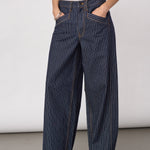 SiggaCC Stripe Pant - Denim Blue - Co'couture