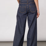 SiggaCC Stripe Pant - Denim Blue - Co'couture