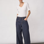 SiggaCC Stripe Pant - Denim Blue - Co'couture