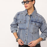 DeniceCC Denim Jacket - Bleach Denim