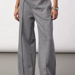 LanceCC Crease Sweatpant - Mid Grey Melange - Co'couture