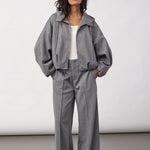 LanceCC Balloon Hoodie - Mid Grey Melange - Co'couture