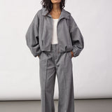 LanceCC Balloon Hoodie - Mid Grey Melange - Co'couture