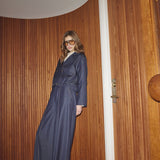 TerryCC  Barrel Pant - Navy Denim