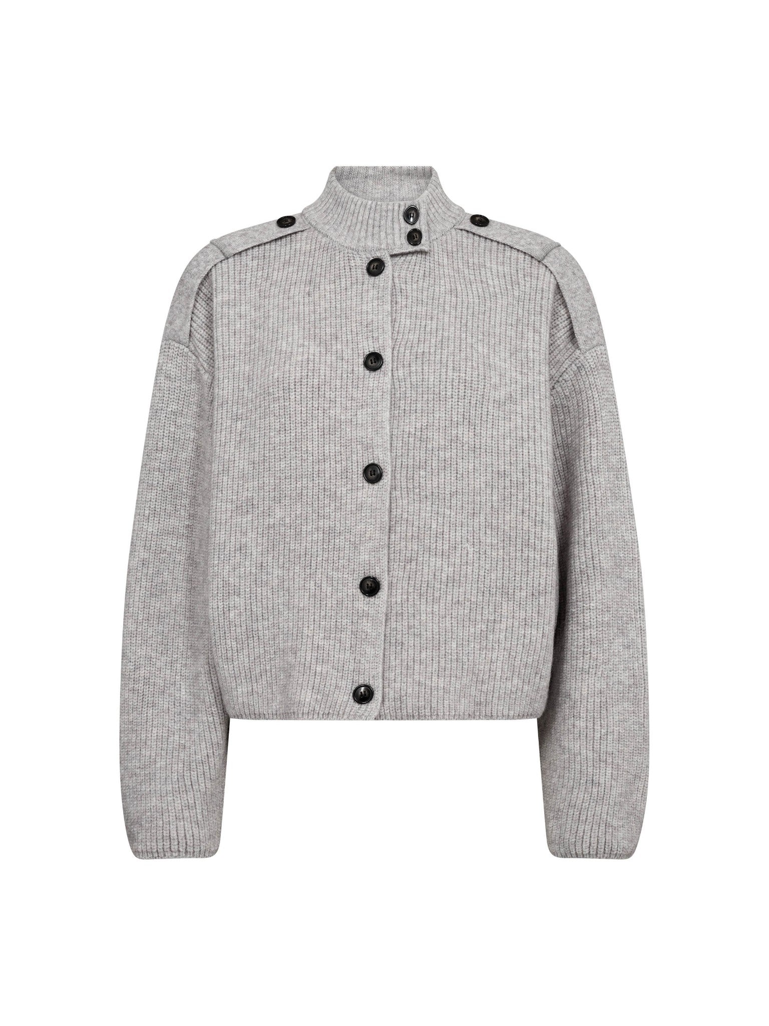 RowCC Utility Cardigan - Grey Melange - Co'couture