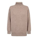 RowCC Rib Padded Roll-Neck Knit - Mink