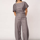 JoveCC Barrel Pant - Light Grey