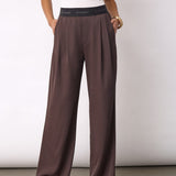 AliniCC Logo Pant - Dark Brown