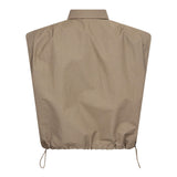 OpheliaCC Pleat SS Shirt - Mink