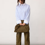 VougeCC Cuff Shirt - Pale Blue