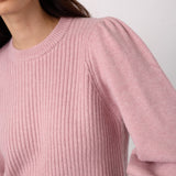 RowCC Puff Rib O-Knit - Rosebloom