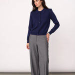 CoryCC Padded LS Cardigan - Navy - Co'couture