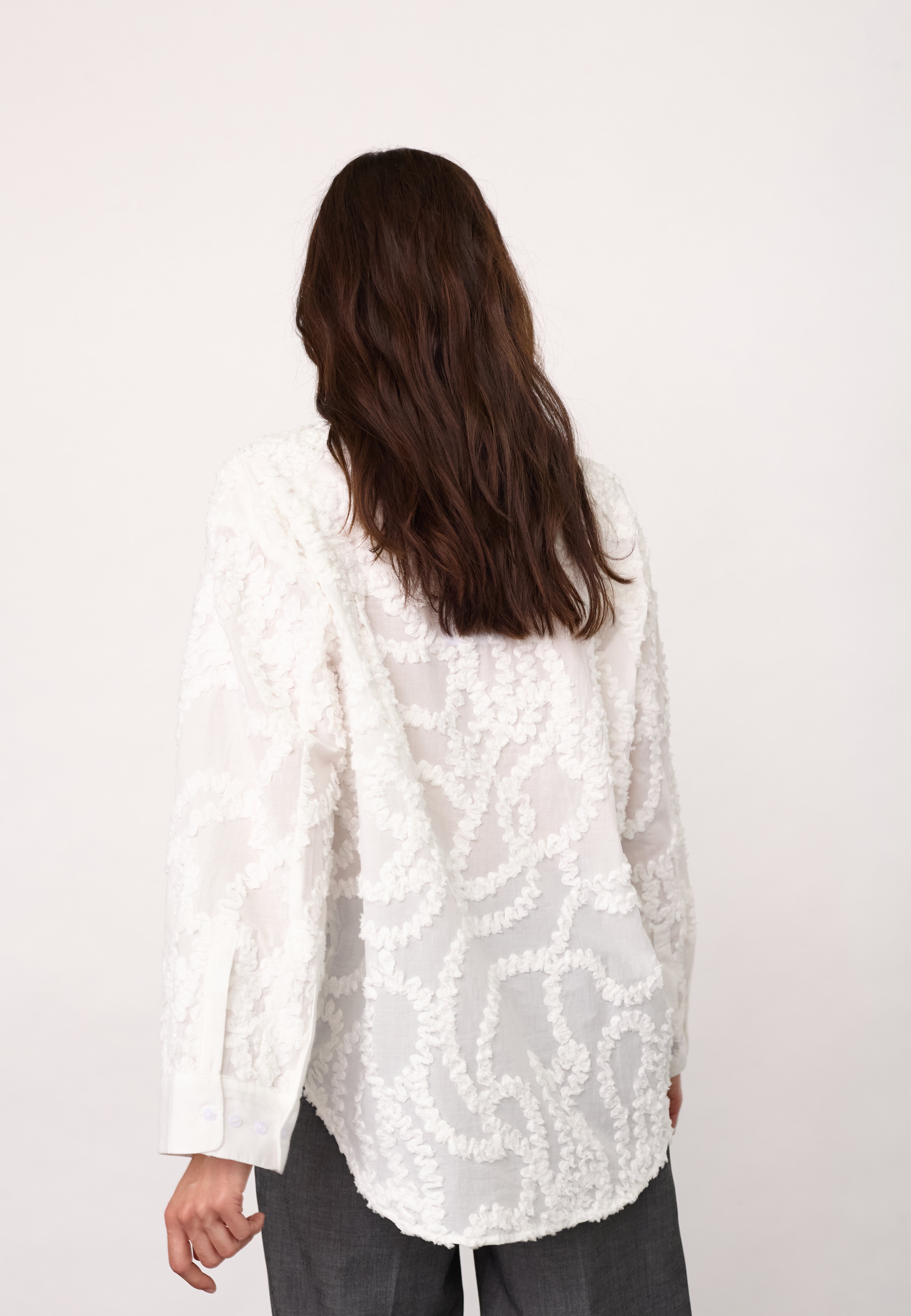 BrynnCC Structure Shirt - White - Co'couture