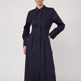 SannaCC Shirt Long Dress - Navy - Co'couture