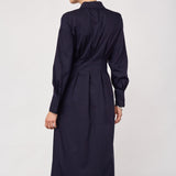 SannaCC Shirt Long Dress - Navy - Co'couture