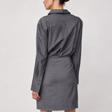 LyviaCC Pin Wrap Dress - Mid Grey - Co'couture