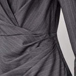LyviaCC Pin Wrap Dress - Mid Grey - Co'couture