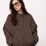 SachaCC Balloon Jacket - Dark Brown - Co'couture