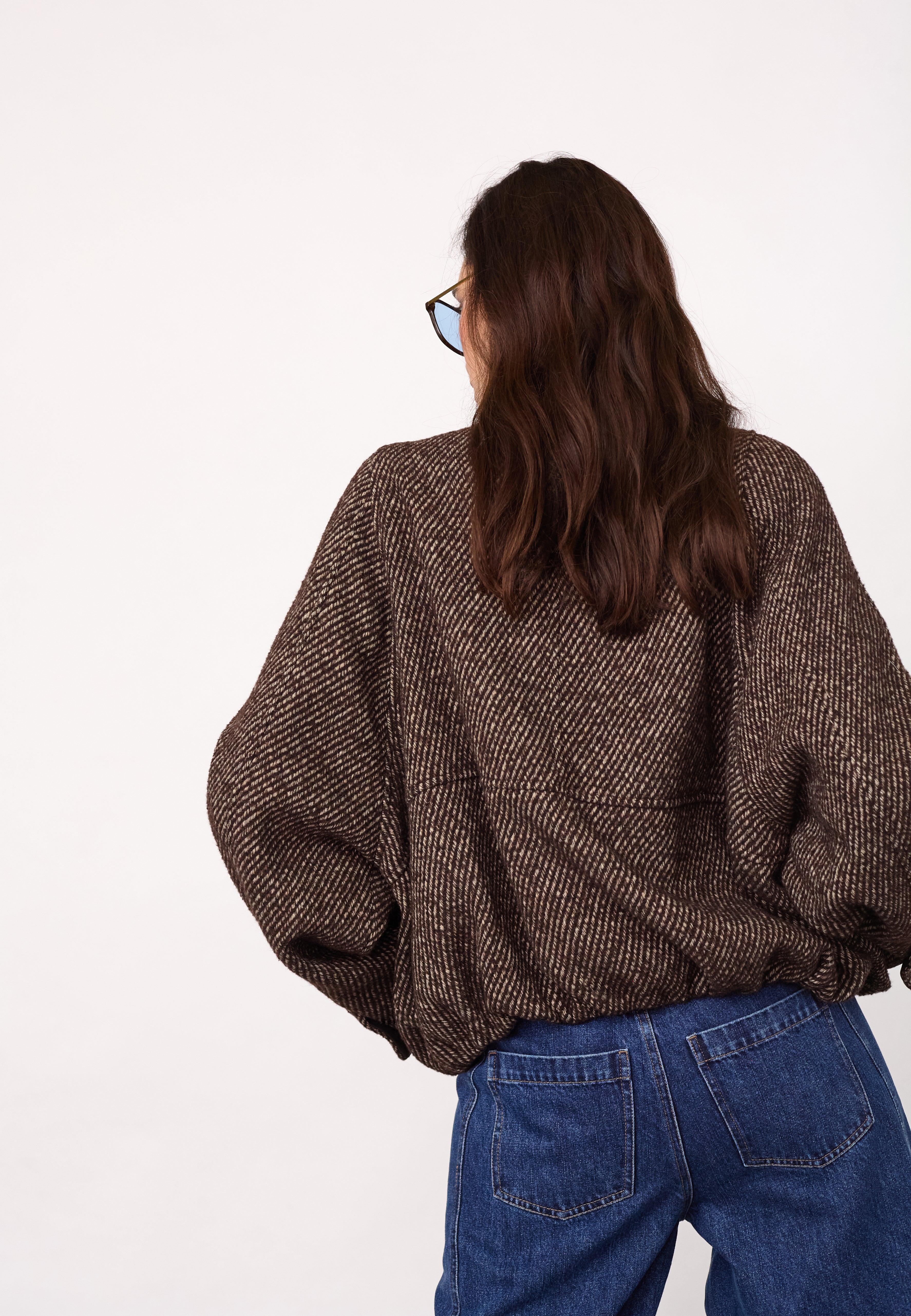 SachaCC Balloon Jacket - Dark Brown - Co'couture