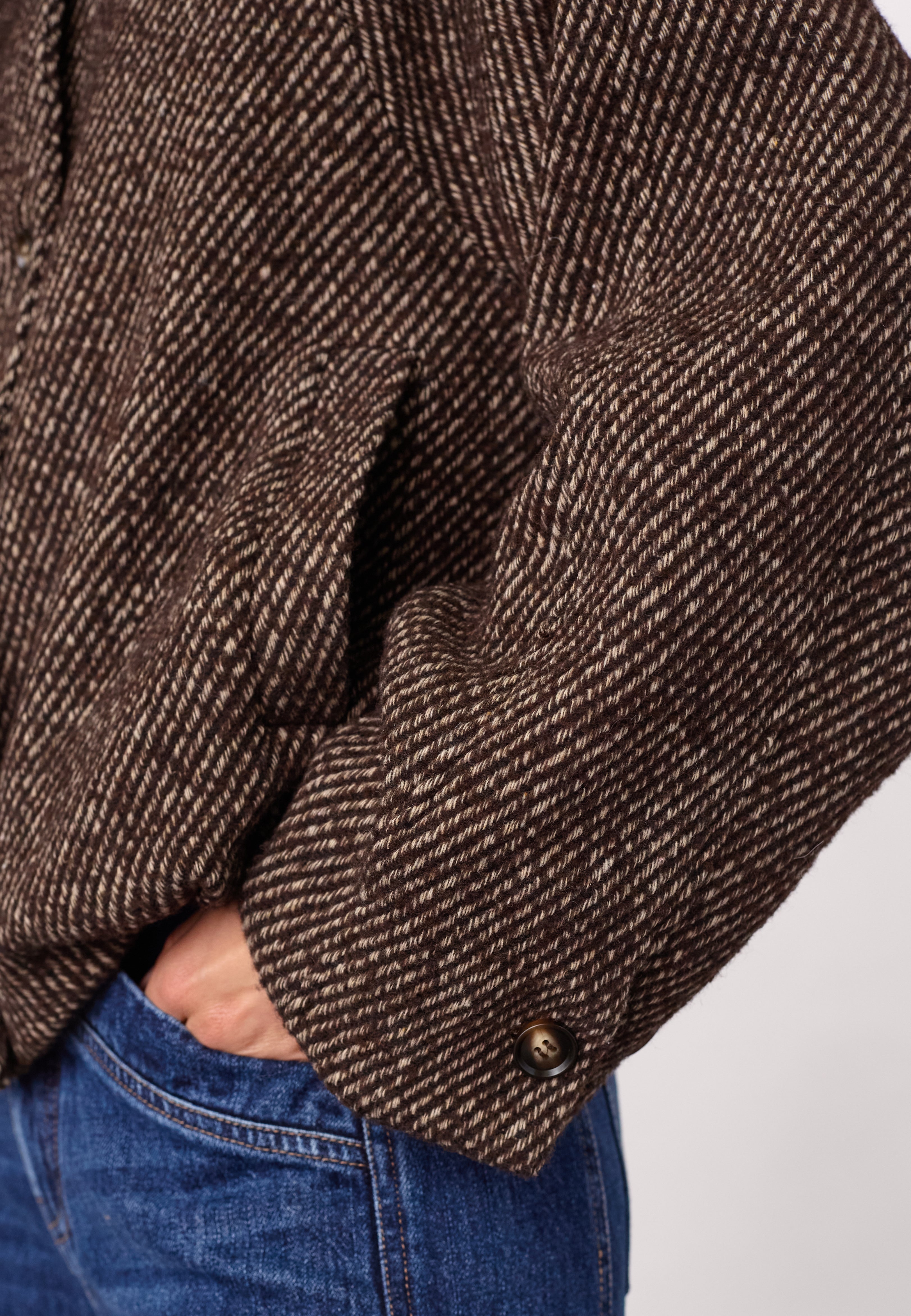 SachaCC Balloon Jacket - Dark Brown - Co'couture