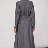 LyviaCC Maxi Wrap Dress - Mid Grey - Co'couture
