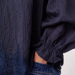 MelliCC Lace Blouse - Navy - Co'couture