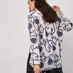 ElricCC Flower LS Shirt - Navy - Co'couture