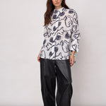 ElricCC Flower LS Shirt - Navy - Co'couture