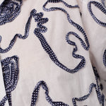 ElricCC Flower LS Shirt - Navy - Co'couture