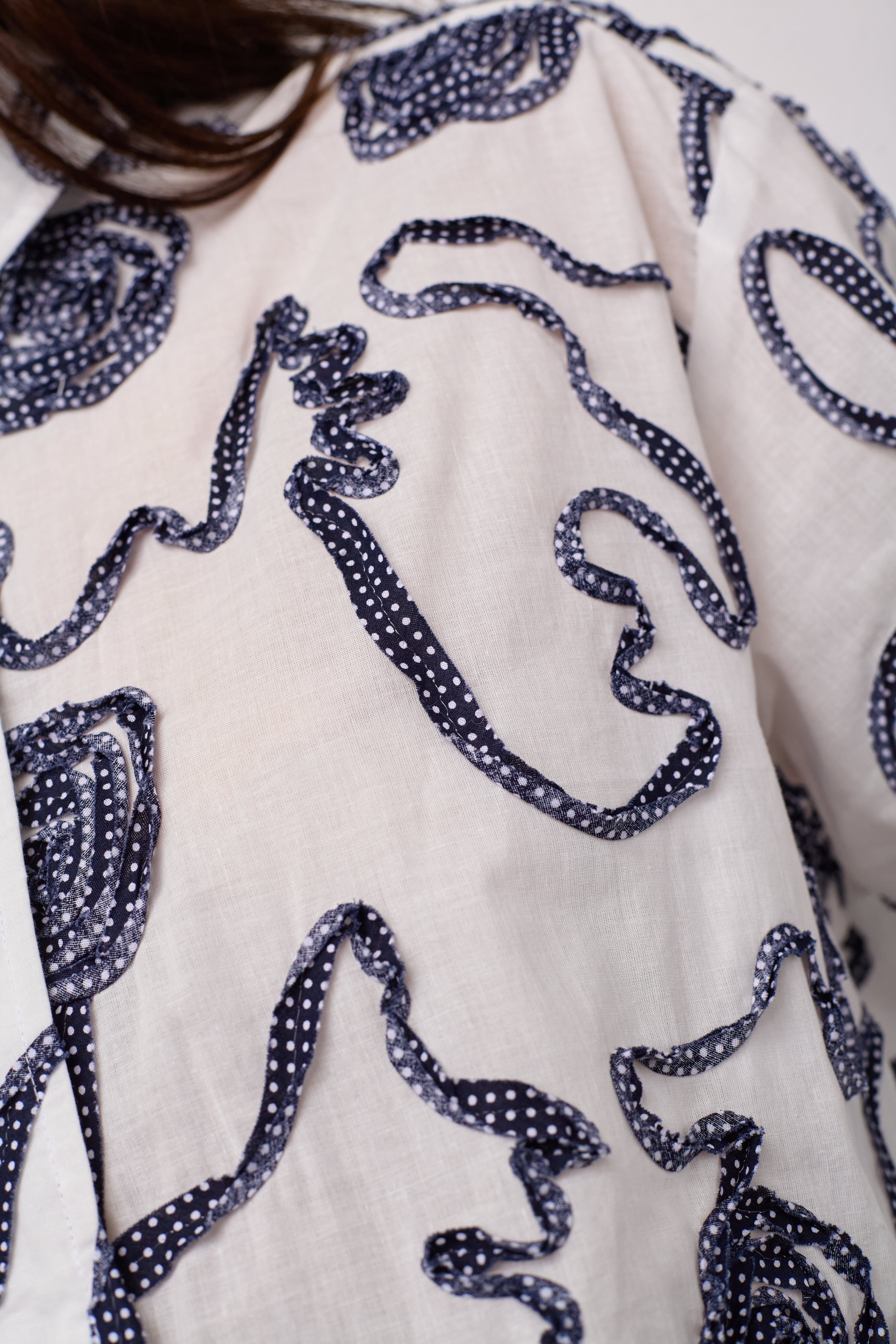 ElricCC Flower LS Shirt - Navy - Co'couture