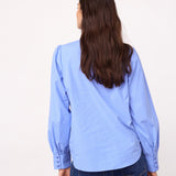 ElonaCC Check Shirt - Pale Blue - Co'couture