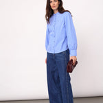 ElonaCC Check Shirt - Pale Blue - Co'couture