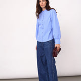 ElonaCC Check Shirt - Pale Blue - Co'couture